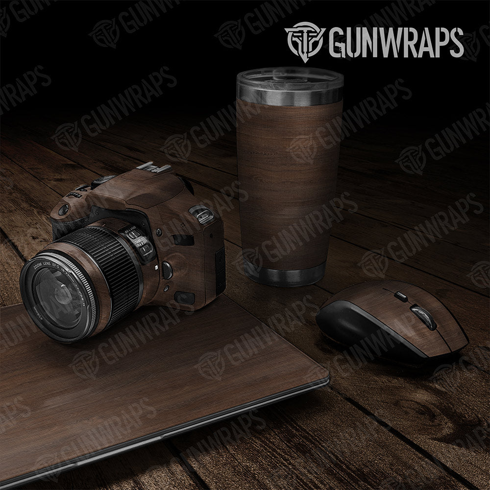 Woodgrain Recife Gun Skin Vinyl Wrap