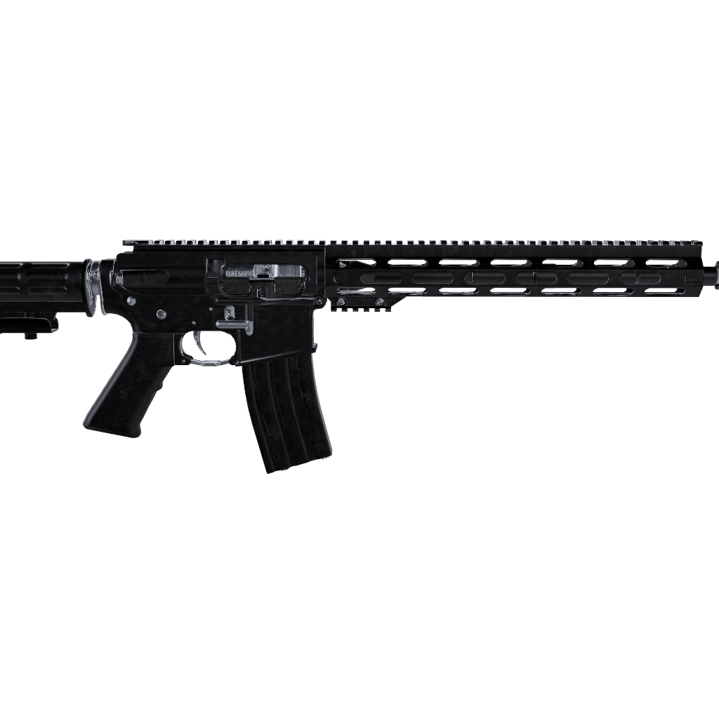 AR 15 Skull Grayscale Gun Skin