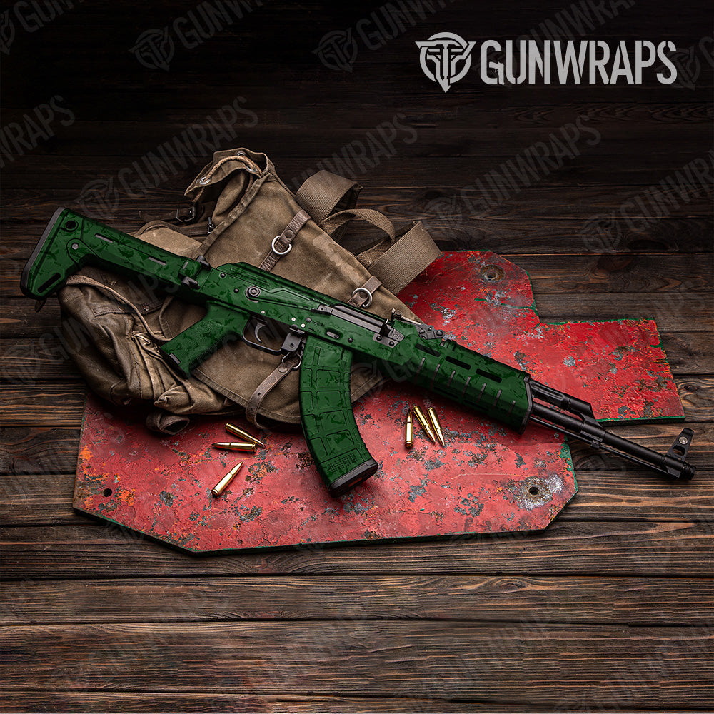 Battle Storm Elite Green Camo AK 47 Gun Skin Vinyl Wrap