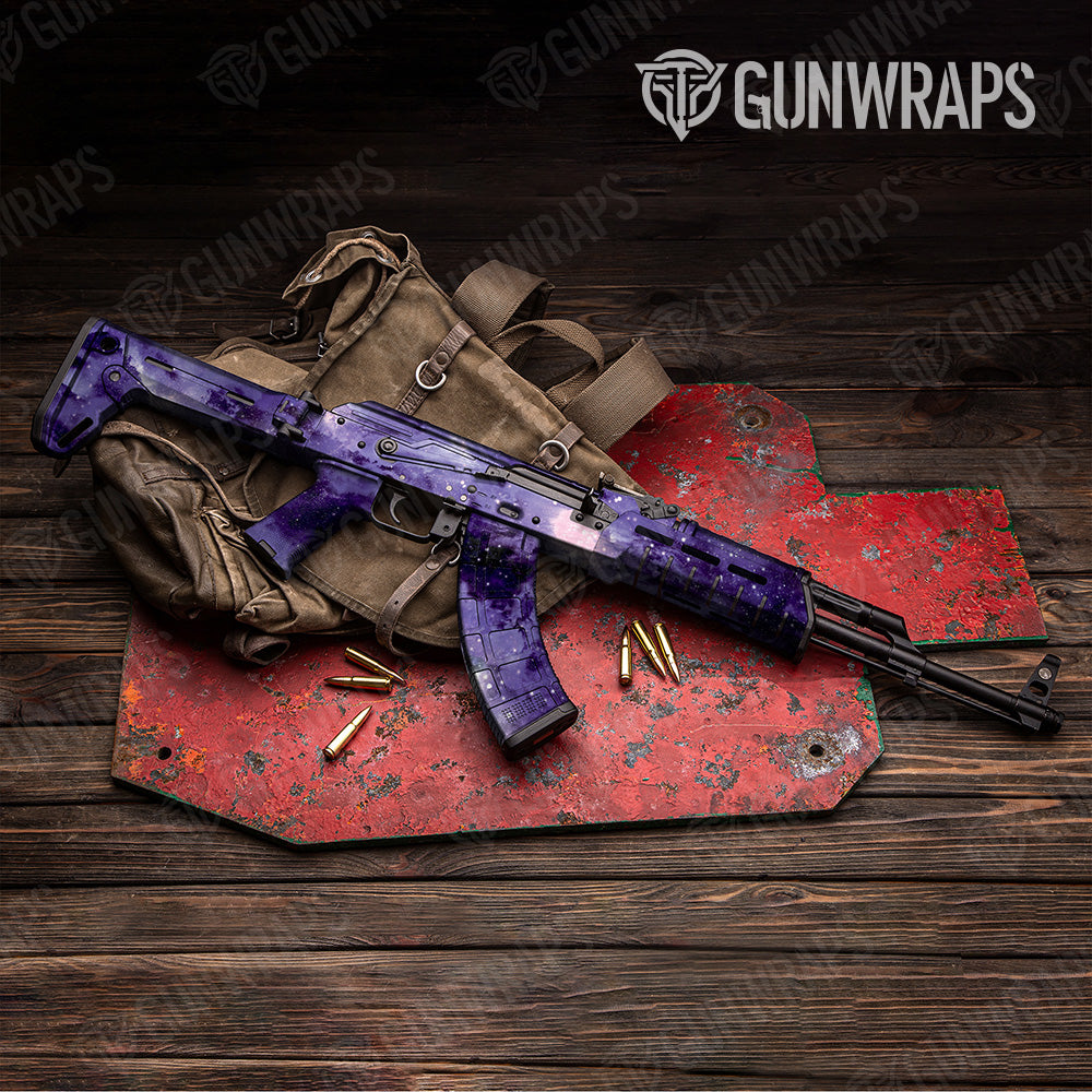 Galaxy Dark Matter AK 47 Gun Skin Vinyl Wrap