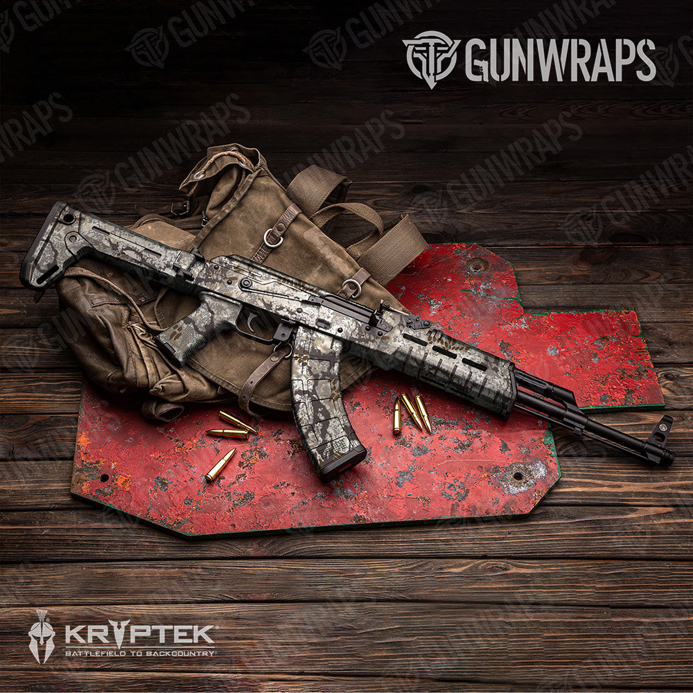 AK 47 Kryptek Obskura Driftwood Camo Gun Skin Vinyl Wrap