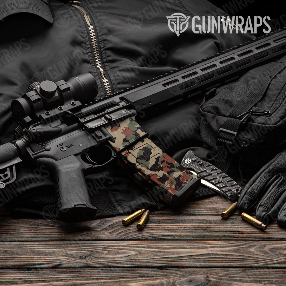 Cumulus Militant Copper Camo AR 15 Mag & Mag Well Gun Skin Vinyl Wrap