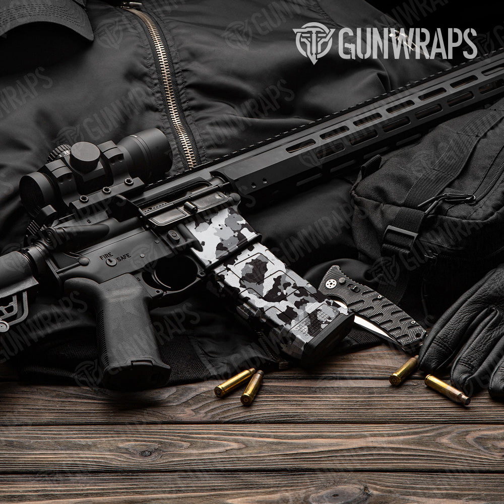 Cumulus Urban Night Camo AR 15 Mag & Mag Well Gun Skin Vinyl Wrap