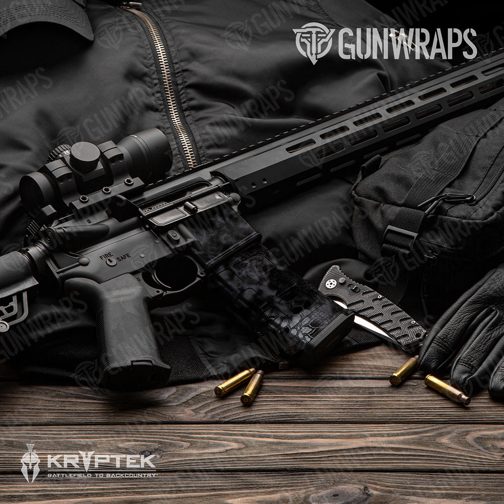 Kryptek Typhon Camo AR 15 Mag & Mag Well Gun Skin Vinyl Wrap