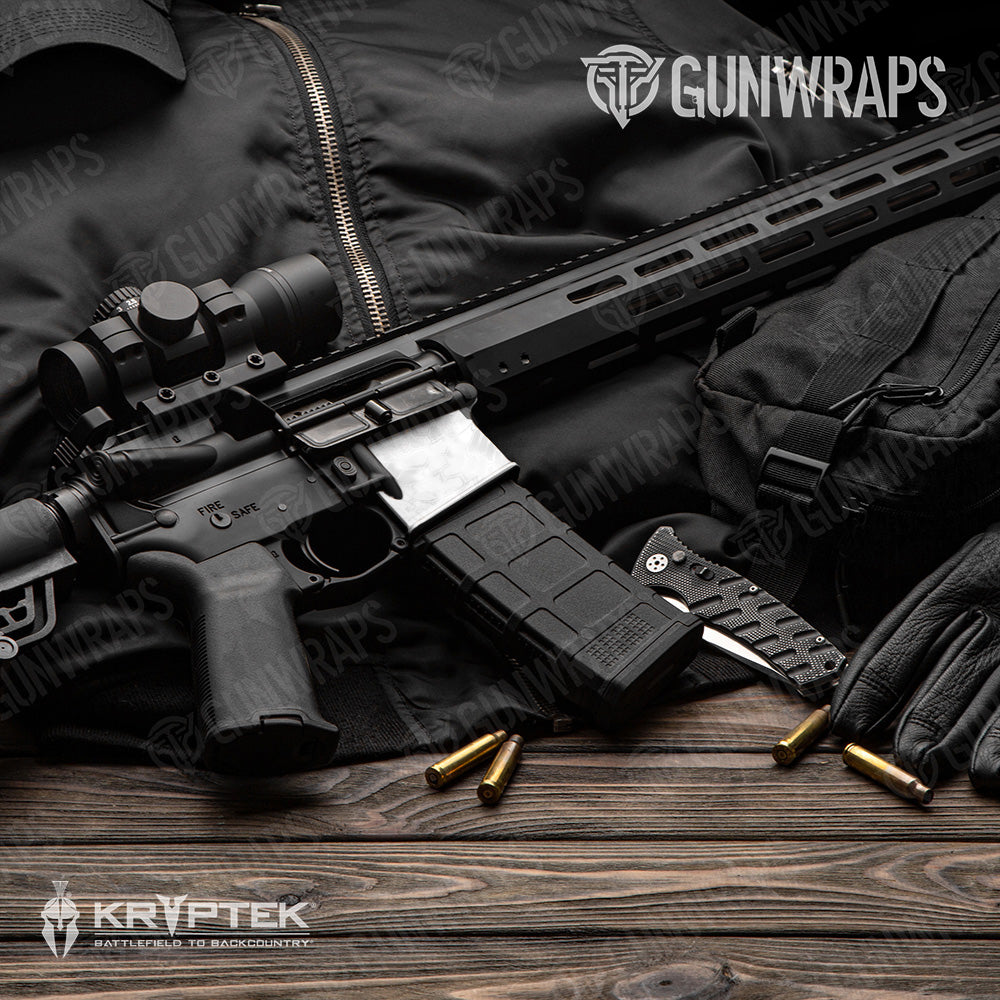 Kryptek Wraith Camo AR 15 Mag Well Gun Skin Vinyl Wrap