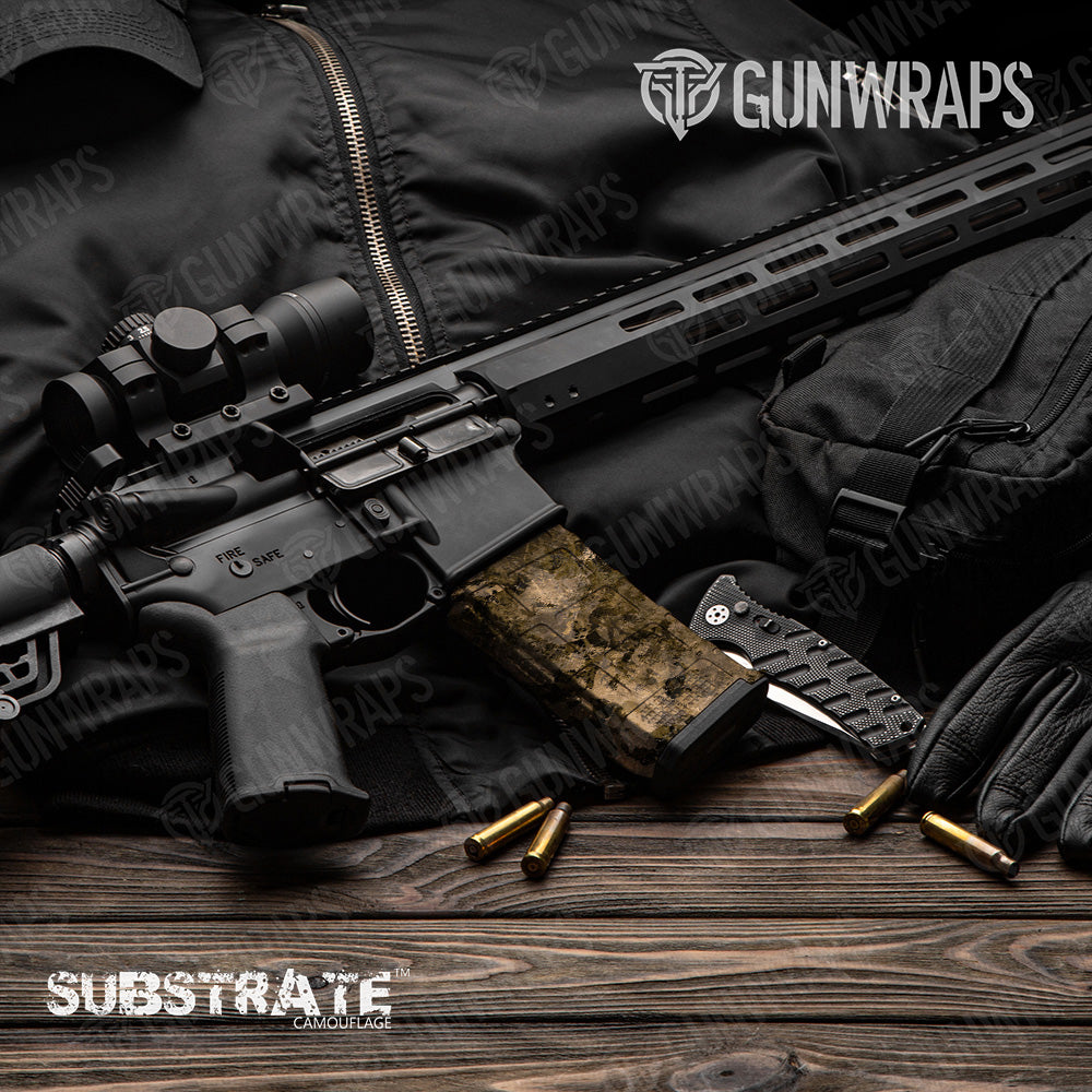 AR 15 Mag Substrate Sniper Camo Gun Skin Vinyl Wrap Film