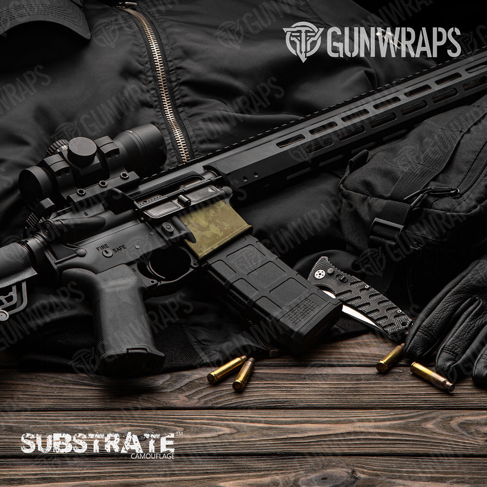 AR 15 Mag Well Substrate Sedona Solstice Camo Gun Skin Vinyl Wrap Film