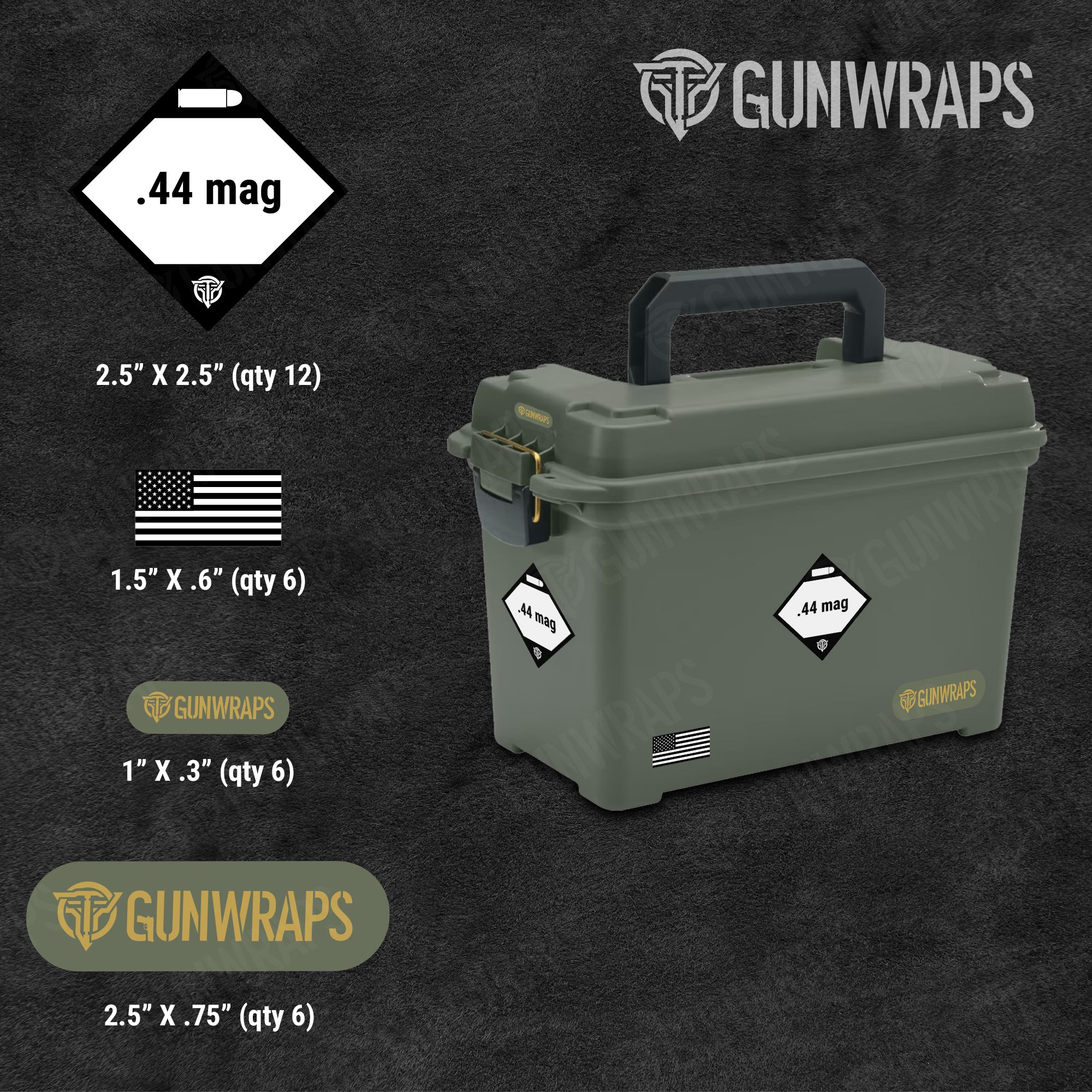 .44 mag ammo can labels