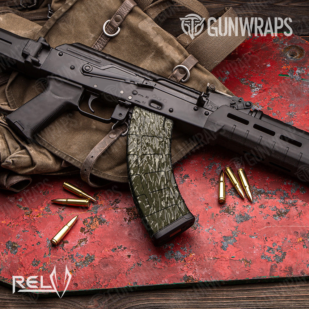 AK 47 Mag RELV Dynohyde Camo Gun Skin Vinyl Wrap Film