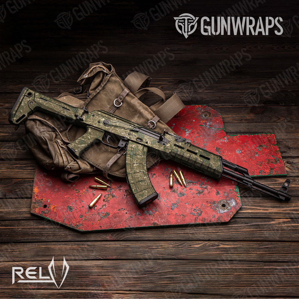 AK 47 RELV Medusa Camo Gun Skin Vinyl Wrap Film