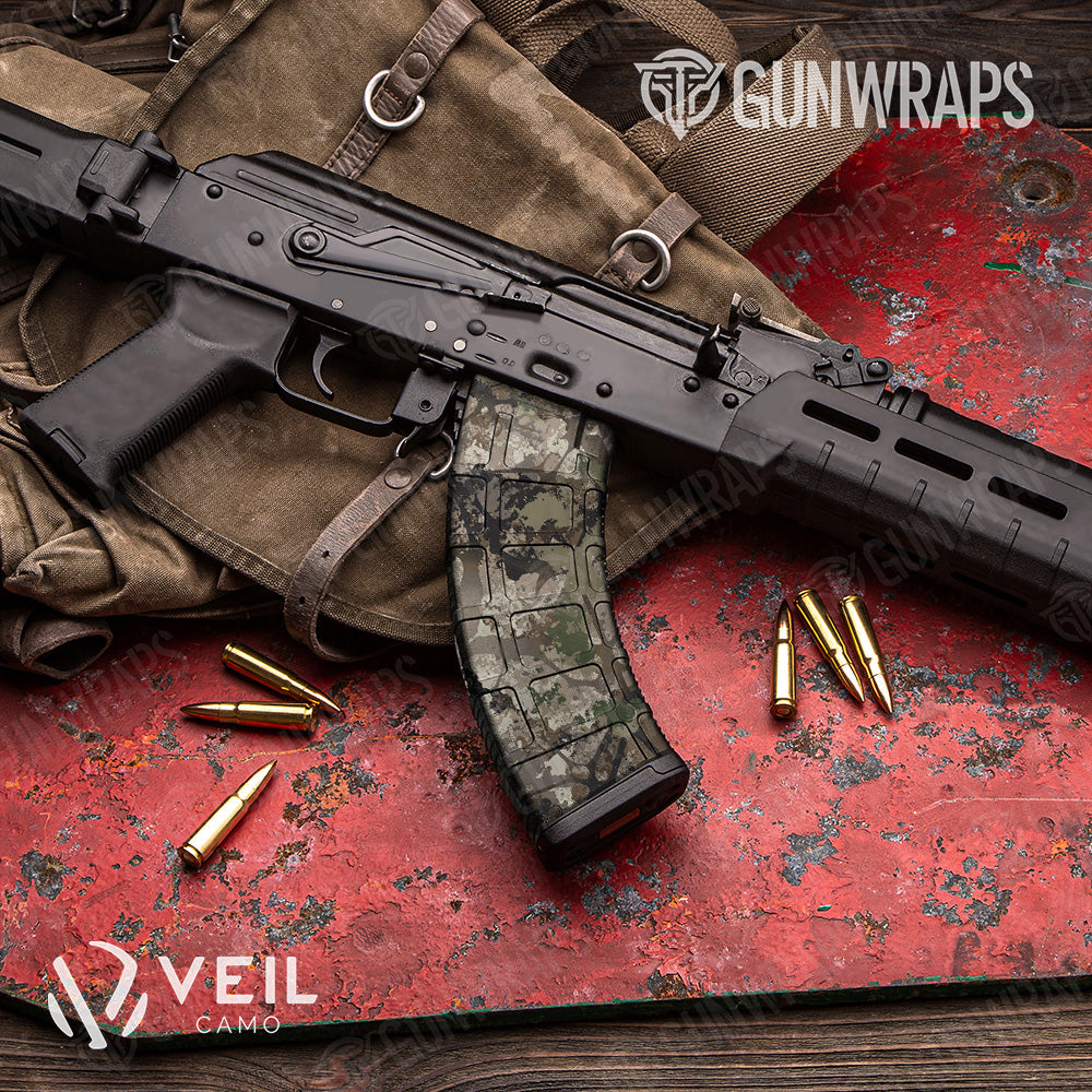 AK 47 Mag Veil Stoke Flat Camo Gun Skin Vinyl Wrap