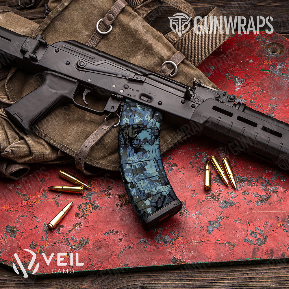 AK 47 Mag Veil Stoke Poseidon Camo Gun Skin Vinyl Wrap