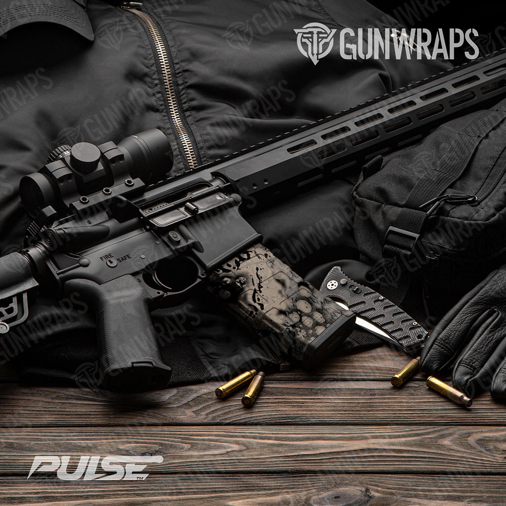 AR 15 Mag Pulse Apocalyptic Camo Gun Skin Vinyl Wrap