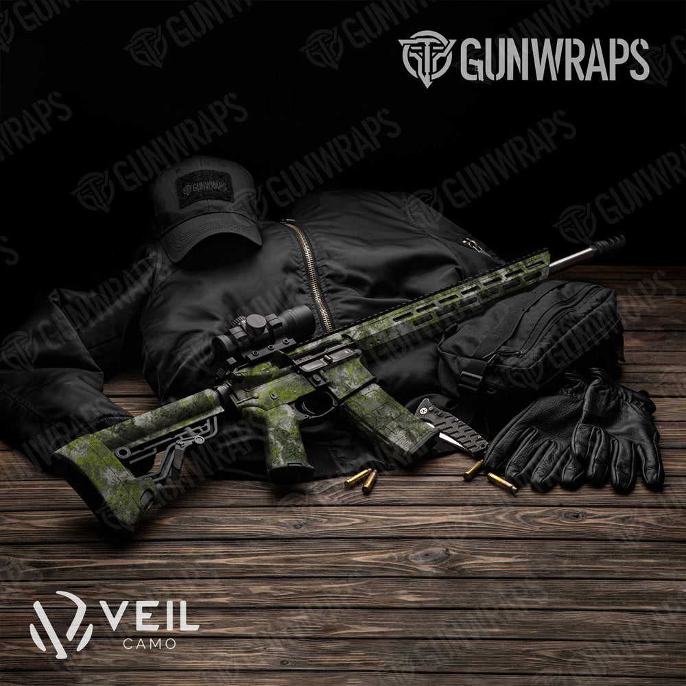 AR 15 Veil Moss Monster Camo Gun Skin Vinyl Wrap