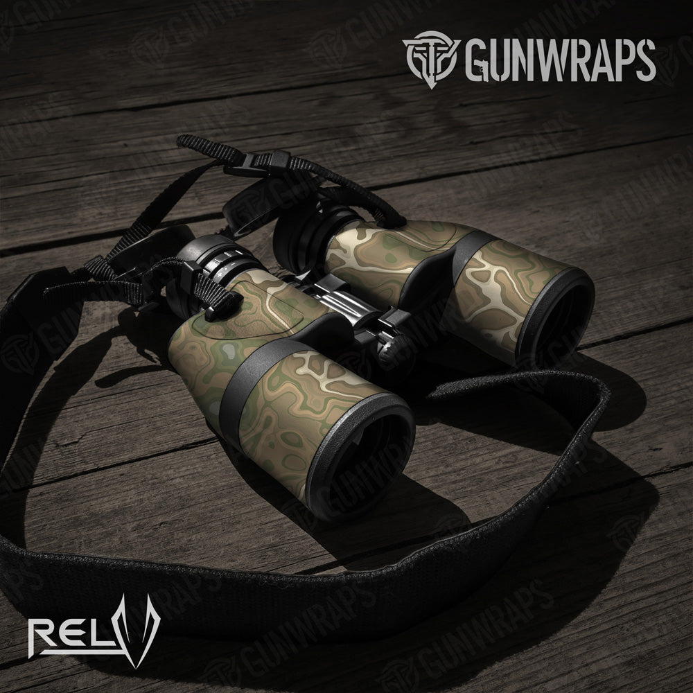 Binocular RELV X3 Moab Camo Gear Skin Vinyl Wrap Film