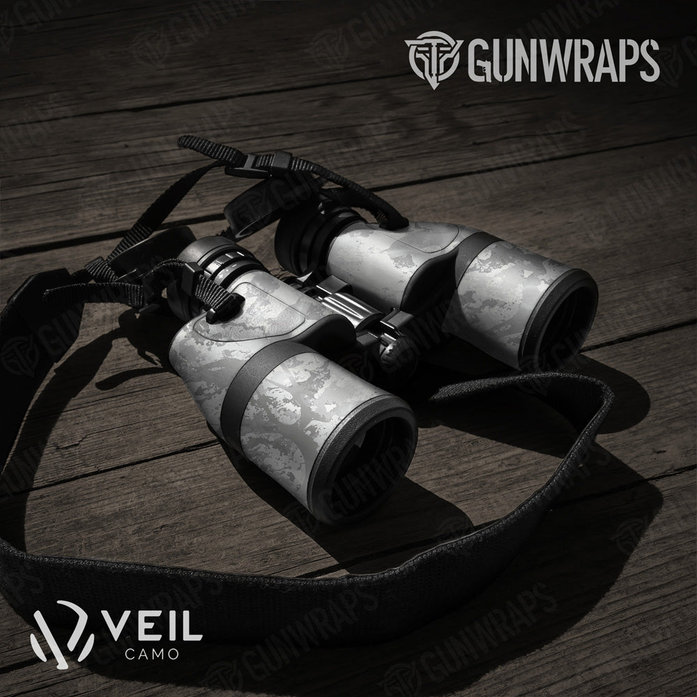 Binocular Veil Stoke Whiteout Camo Gun Skin Vinyl Wrap