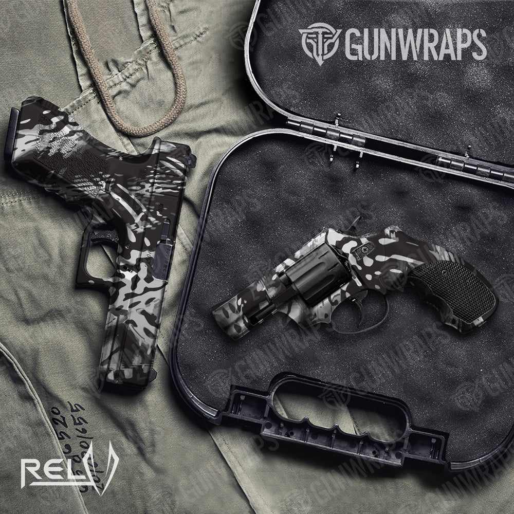 Pistol & Revolver RELV X3 Medusa Camo Gun Skin Vinyl Wrap Film