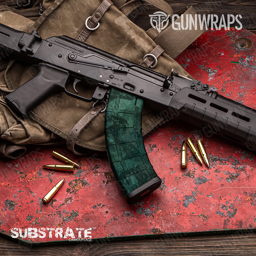 AK 47 Mag Substrate Sea Squawl Camo Gun Skin Vinyl Wrap Film