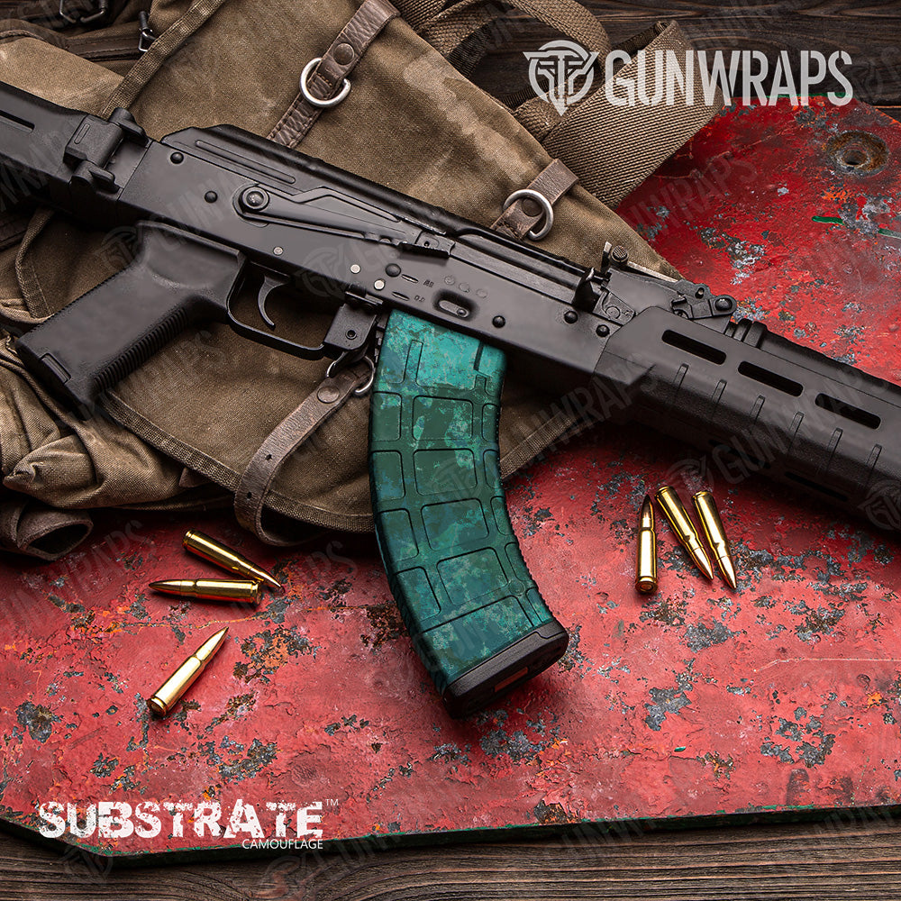 AK 47 Mag Substrate Shellback Camo Gun Skin Vinyl Wrap Film
