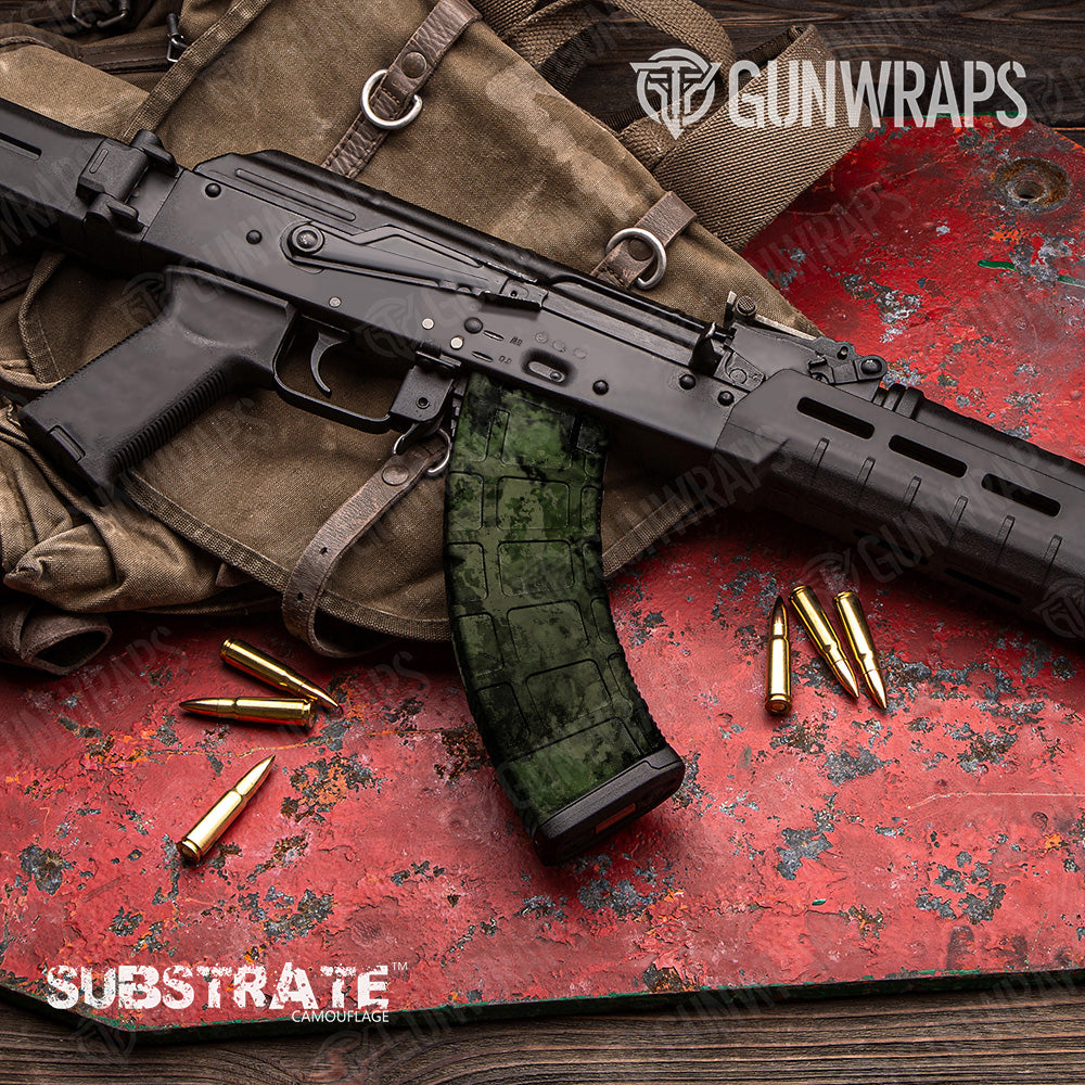 AK 47 Mag Substrate Spectre Camo Gun Skin Vinyl Wrap Film