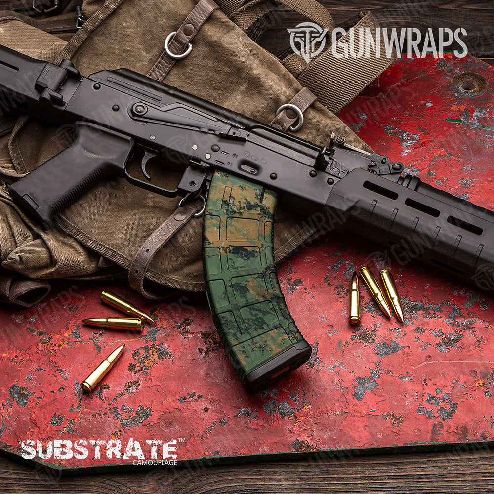 AK 47 Mag Substrate Semper-Fi Camo Gun Skin Vinyl Wrap Film