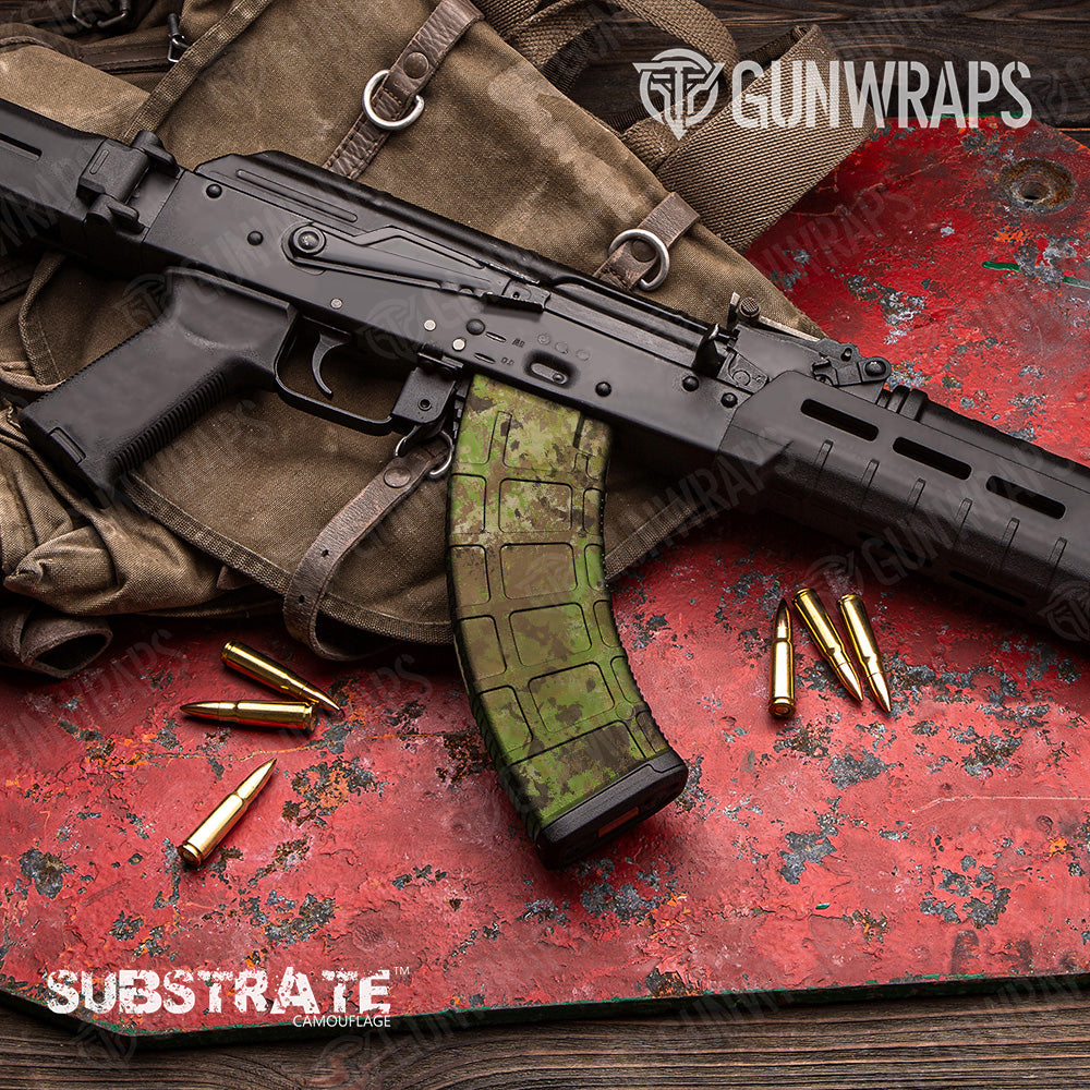 AK 47 Mag Substrate Springfield Camo Gun Skin Vinyl Wrap Film