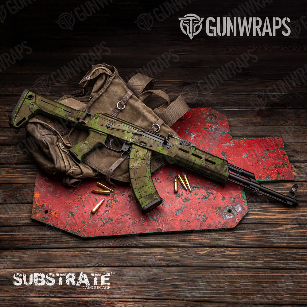AK 47 Substrate Springfield Camo Gun Skin Vinyl Wrap Film