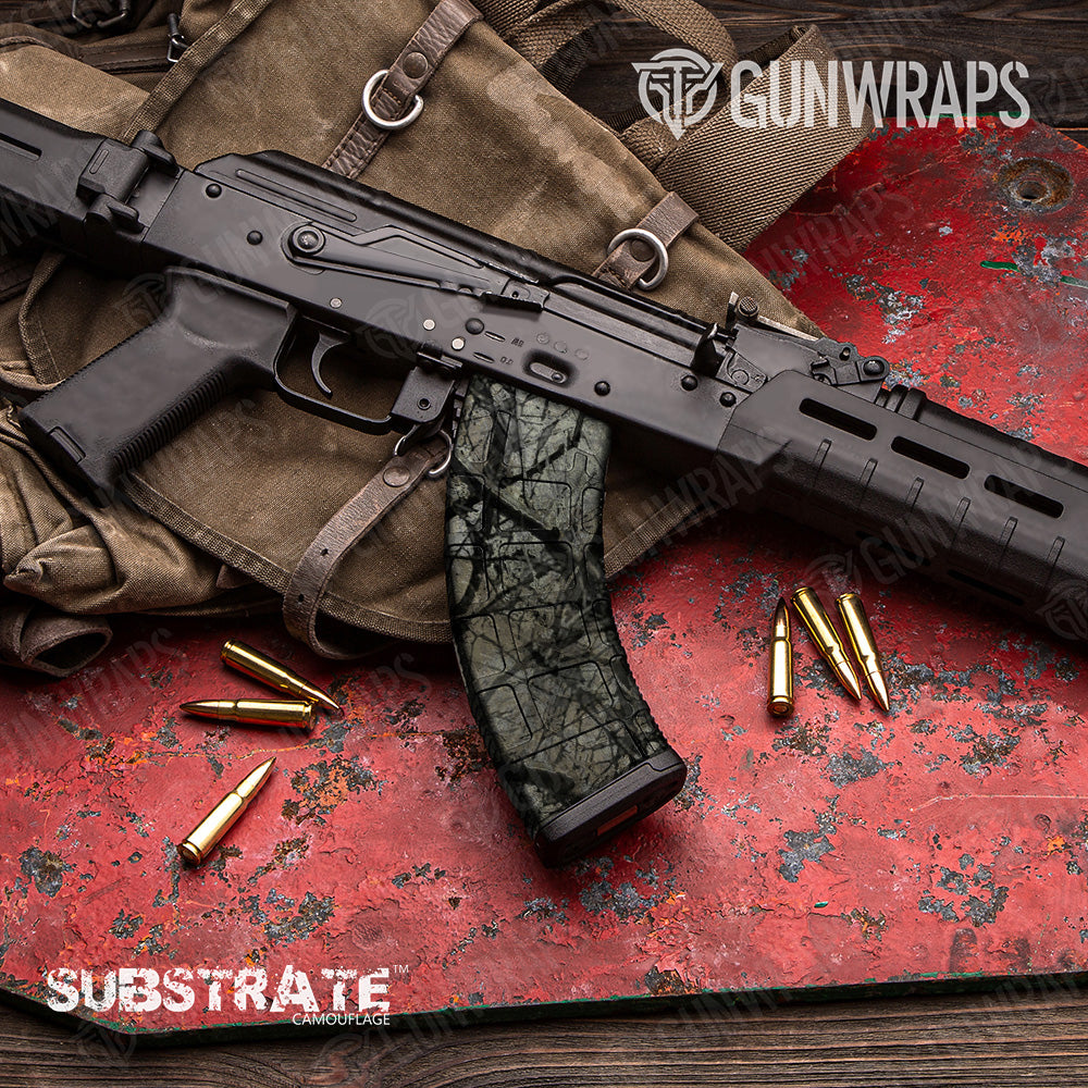 AK 47 Mag Substrate Skyline Stalker Camo Gun Skin Vinyl Wrap Film
