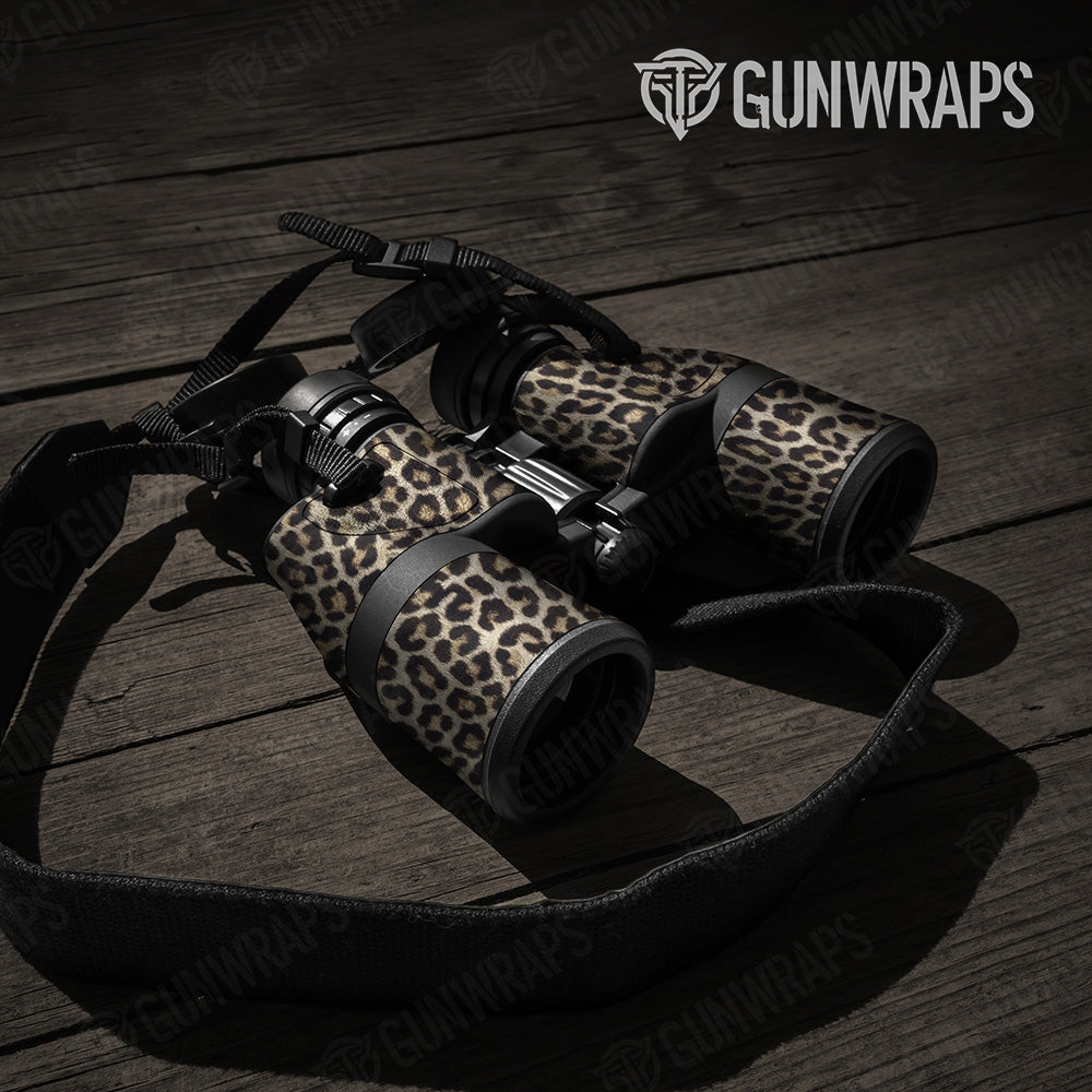 Animal Leopard Binocular Gear Skin Vinyl Wrap