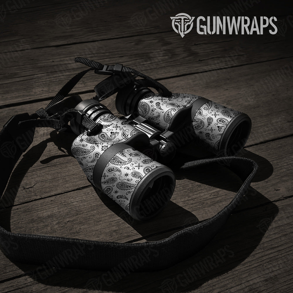 Bandana White Black Binocular Gear Skin Vinyl Wrap