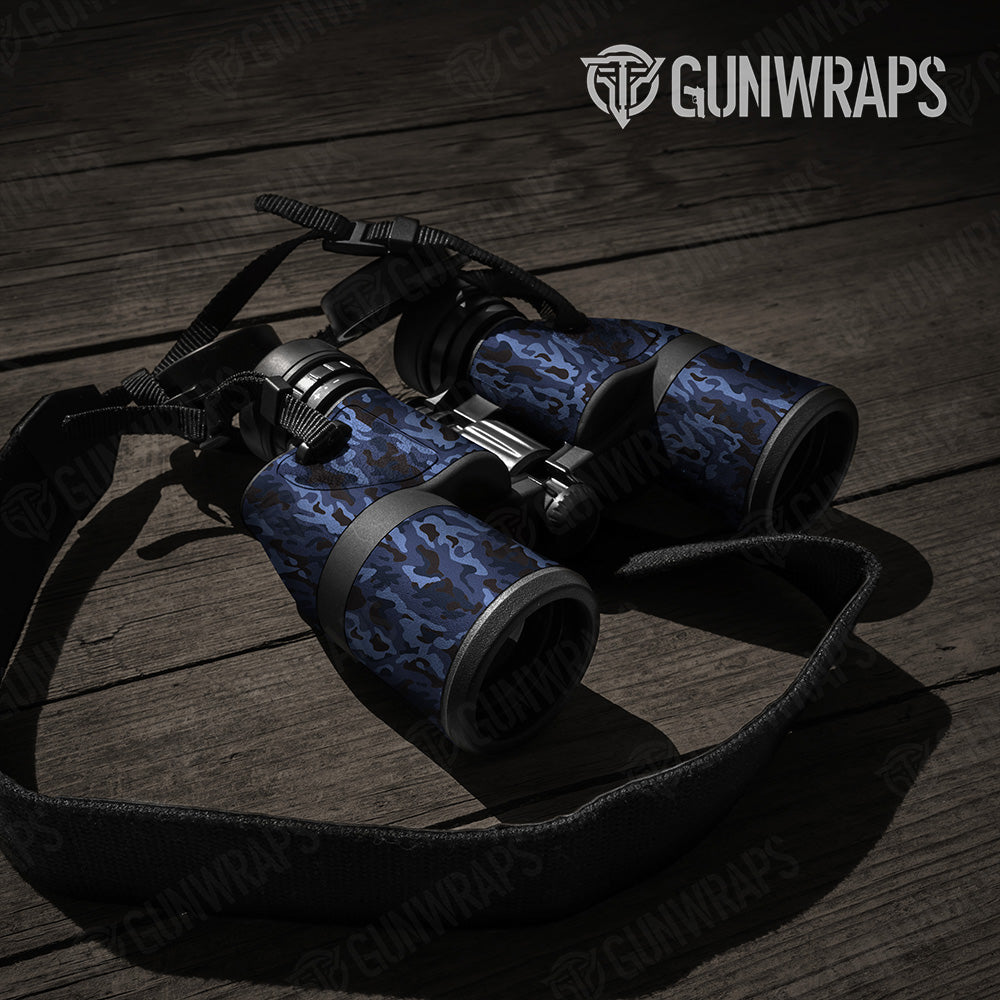 Classic Blue Midnight Camo Binocular Gear Skin Vinyl Wrap