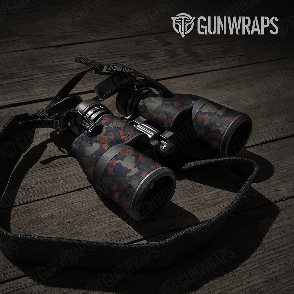 Cumulus Blue Copper Camo Binocular Gear Skin Vinyl Wrap