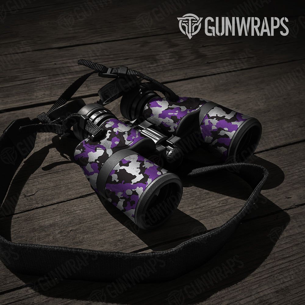 Cumulus Purple Tiger Camo Binocular Gear Skin Vinyl Wrap