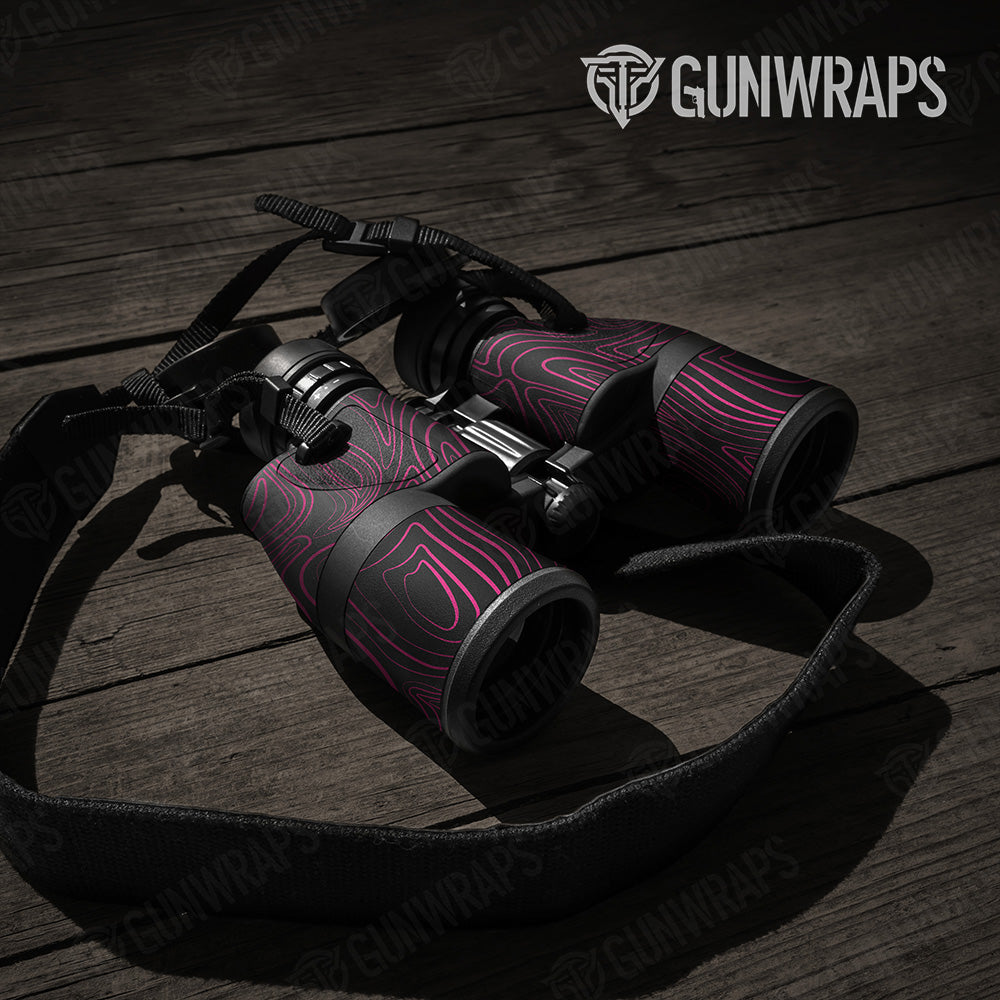 Damascus Magenta Binocular Gear Skin Vinyl Wrap
