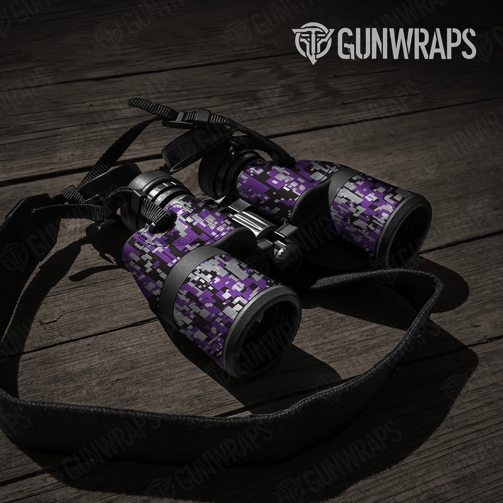 Digital Purple Tiger Camo Binocular Gear Skin Vinyl Wrap
