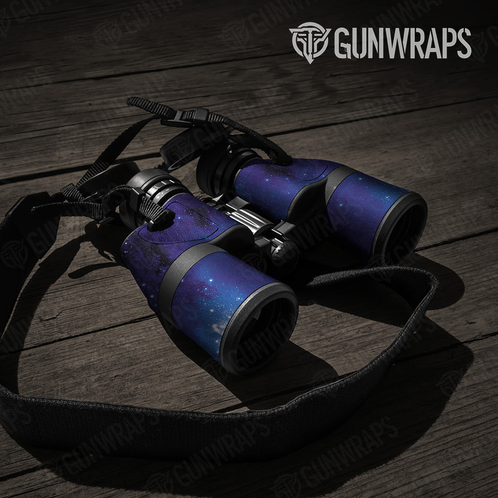 Galaxy Blue Binocular Gear Skin Vinyl Wrap