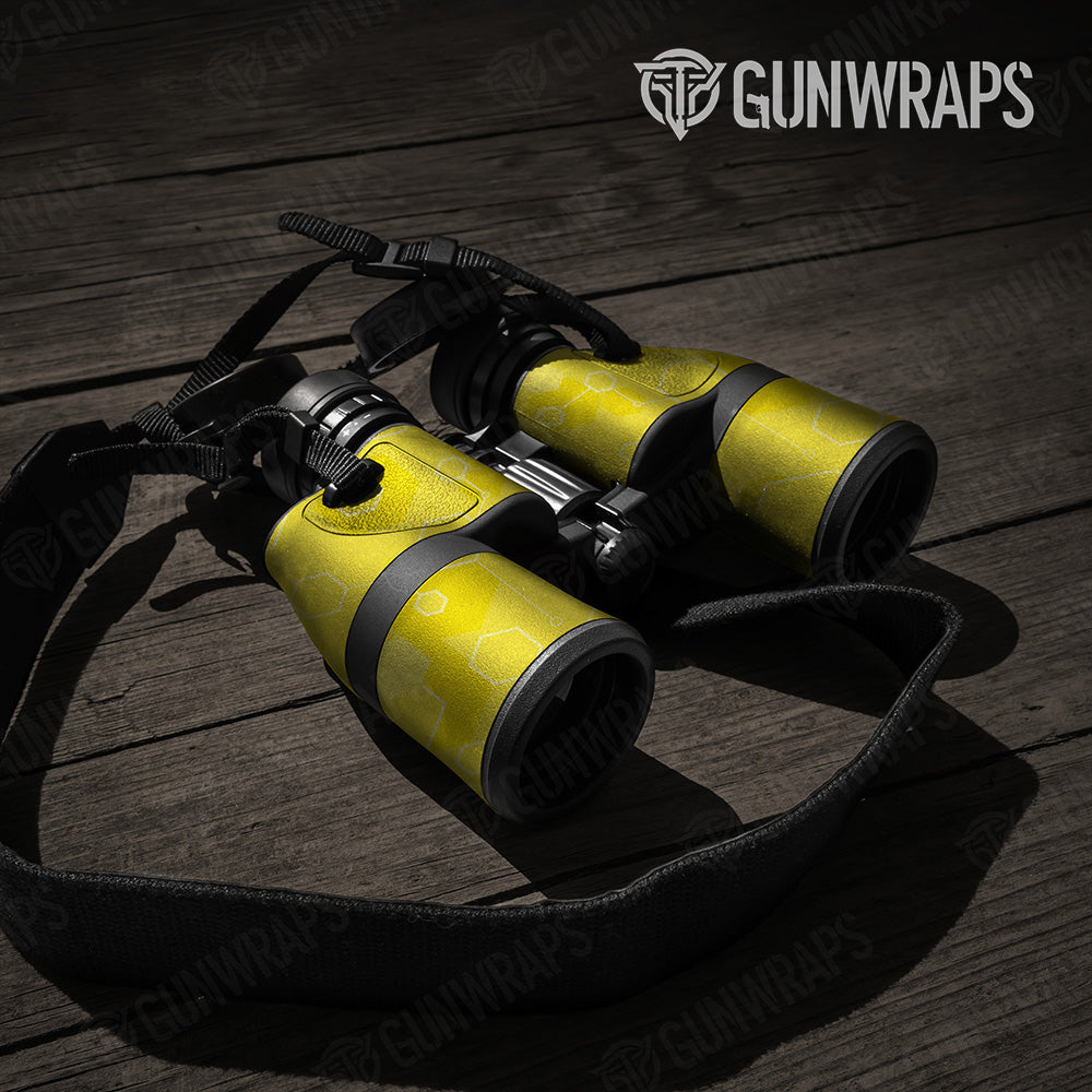 Hex DNA Elite Yellow Binocular Gear Skin Vinyl Wrap