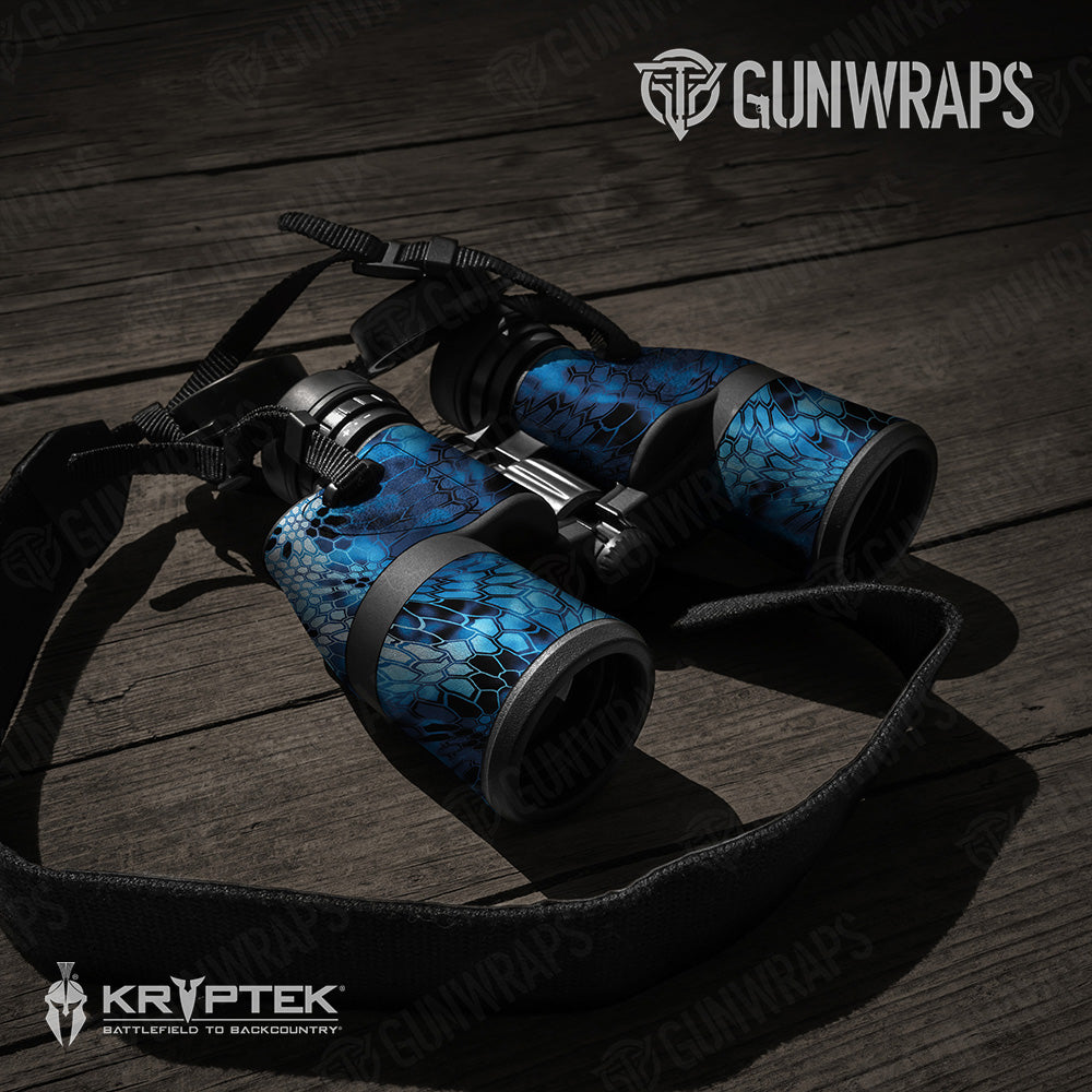 Binocular Kryptek Blue Lightning Camo Gear Skin Vinyl Wrap