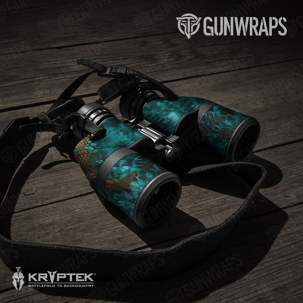 Binocular Kryptek Turquoise Camo Gear Skin Vinyl Wrap