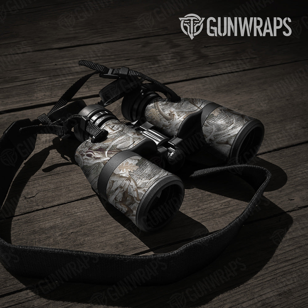 Nature Lifeless Snow Woods Buck Skull Camo Binocular Gear Skin Vinyl Wrap