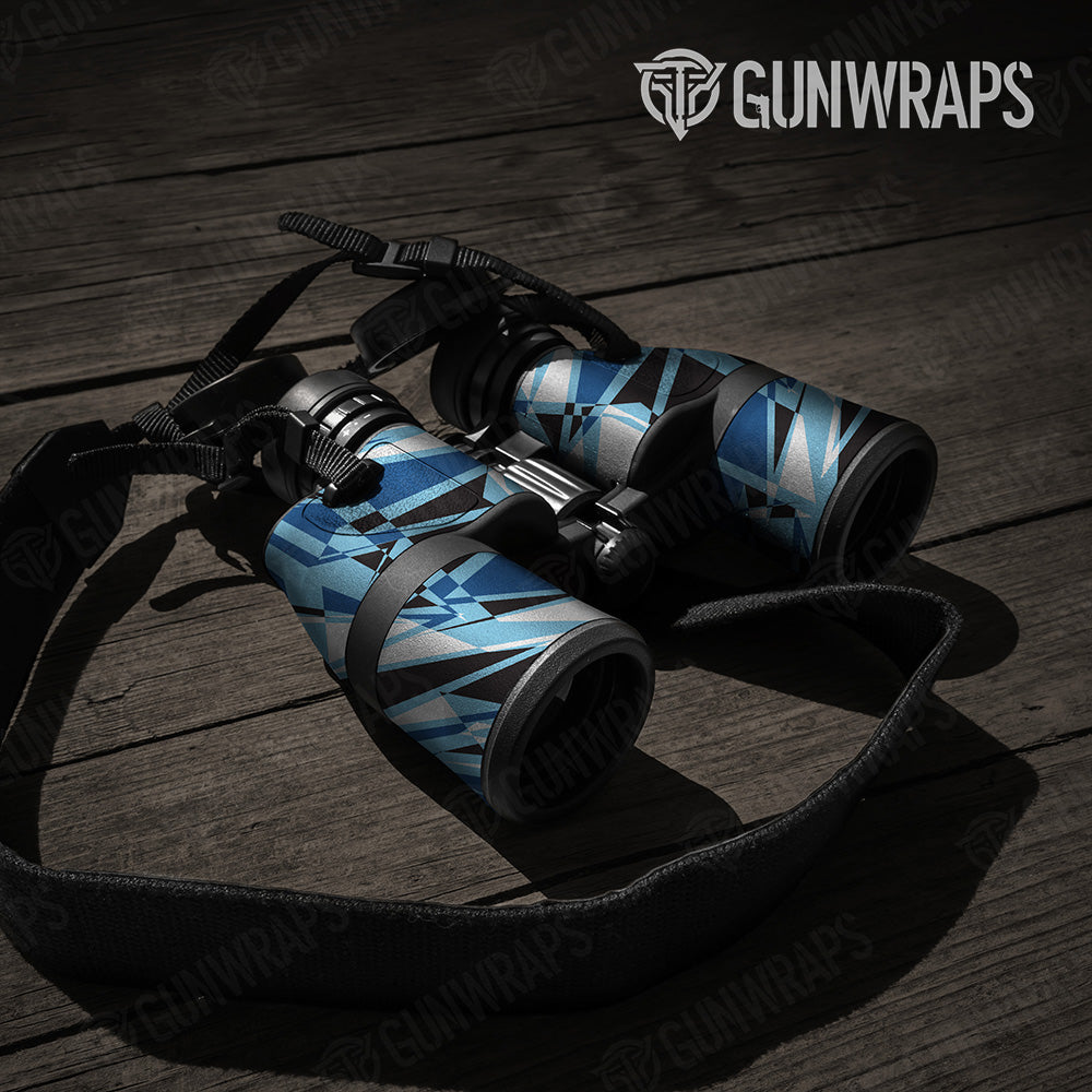 Sharp Baby Blue Camo Binocular Gear Skin Vinyl Wrap