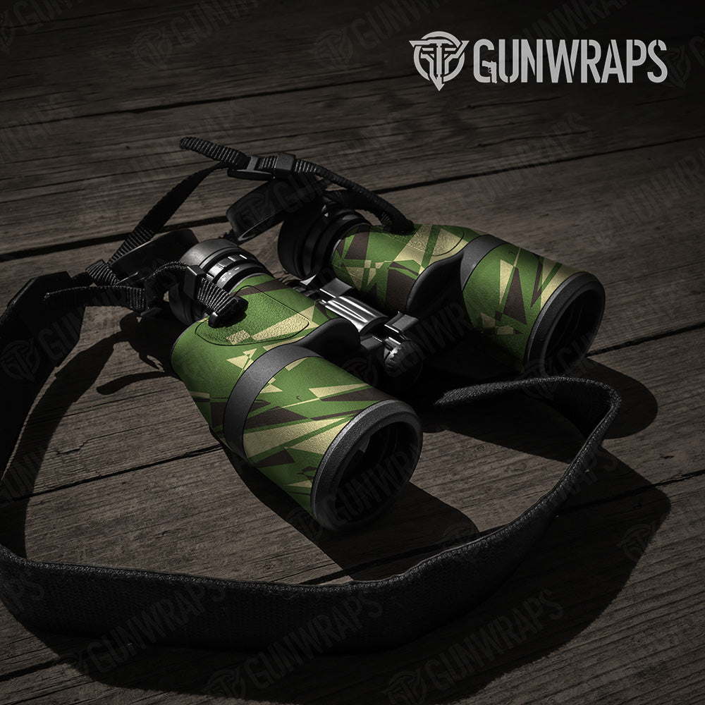 Sharp Jungle Camo Binocular Gear Skin Vinyl Wrap