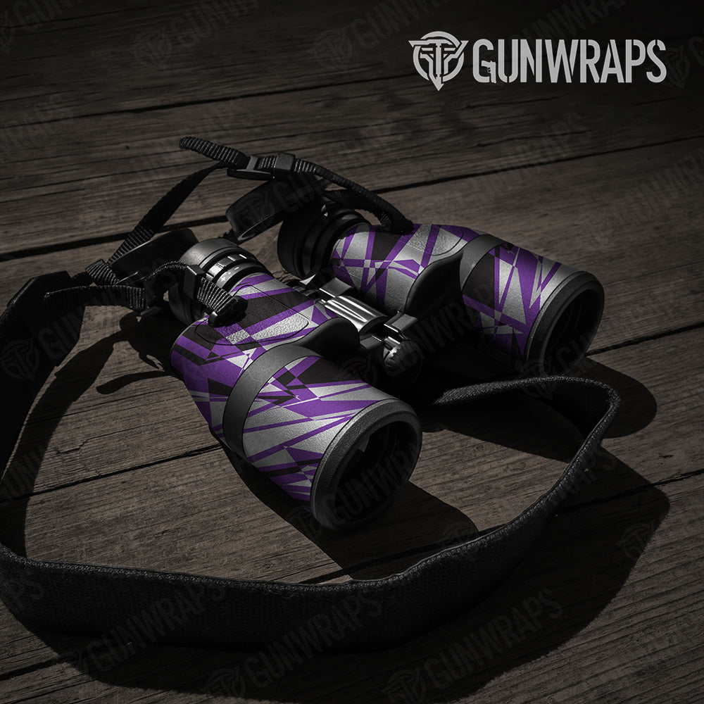 Sharp Purple Tiger Camo Binocular Gear Skin Vinyl Wrap