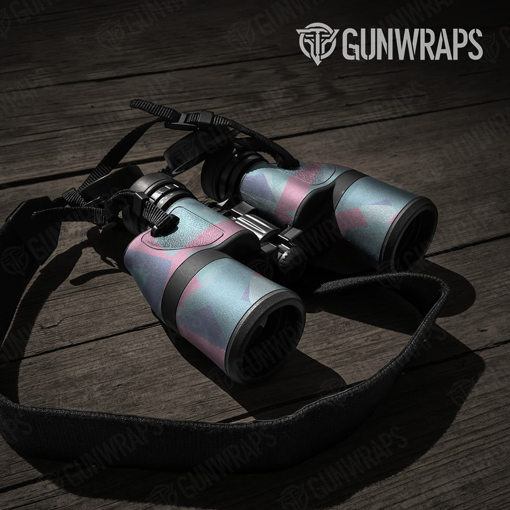 Shattered Cotton Candy Camo Binocular Gear Skin Vinyl Wrap