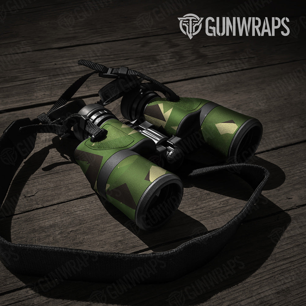 Shattered Jungle Camo Binocular Gear Skin Vinyl Wrap