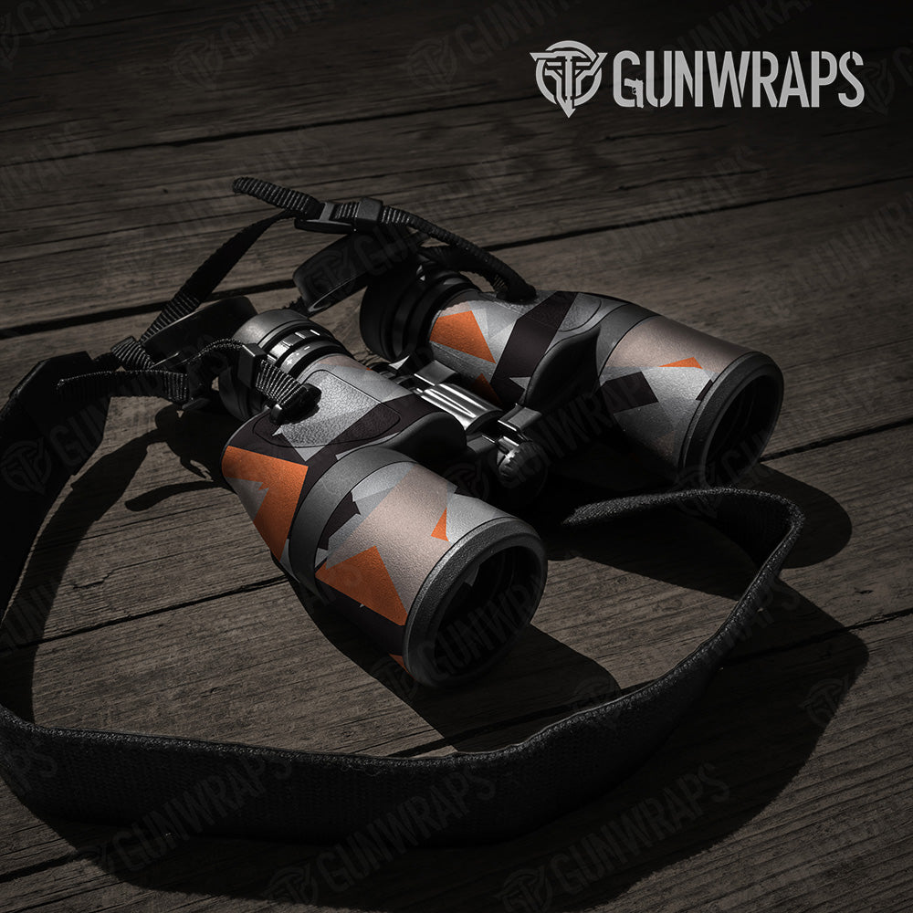 Shattered Orange Tiger Camo Binocular Gear Skin Vinyl Wrap