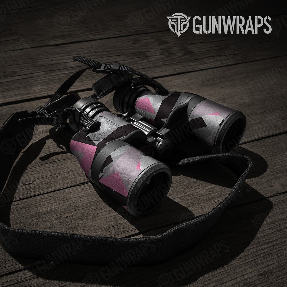 Shattered Pink Tiger Camo Binocular Gear Skin Vinyl Wrap