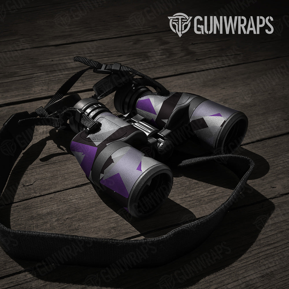 Shattered Purple Tiger Camo Binocular Gear Skin Vinyl Wrap