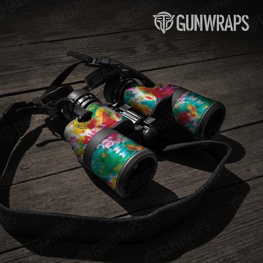 Tie Dye Jungle Fever Binocular Gear Skin Vinyl Wrap
