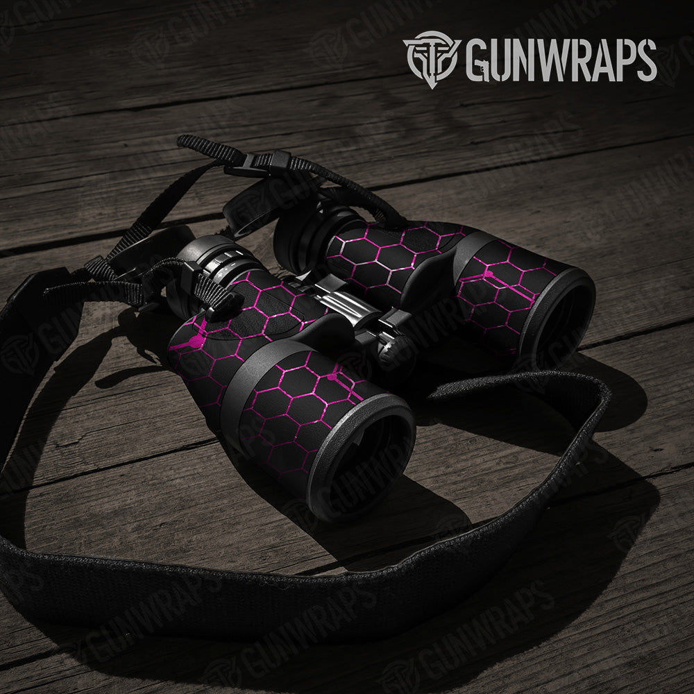 Vivid Hex Magenta Binocular Gear Skin Vinyl Wrap